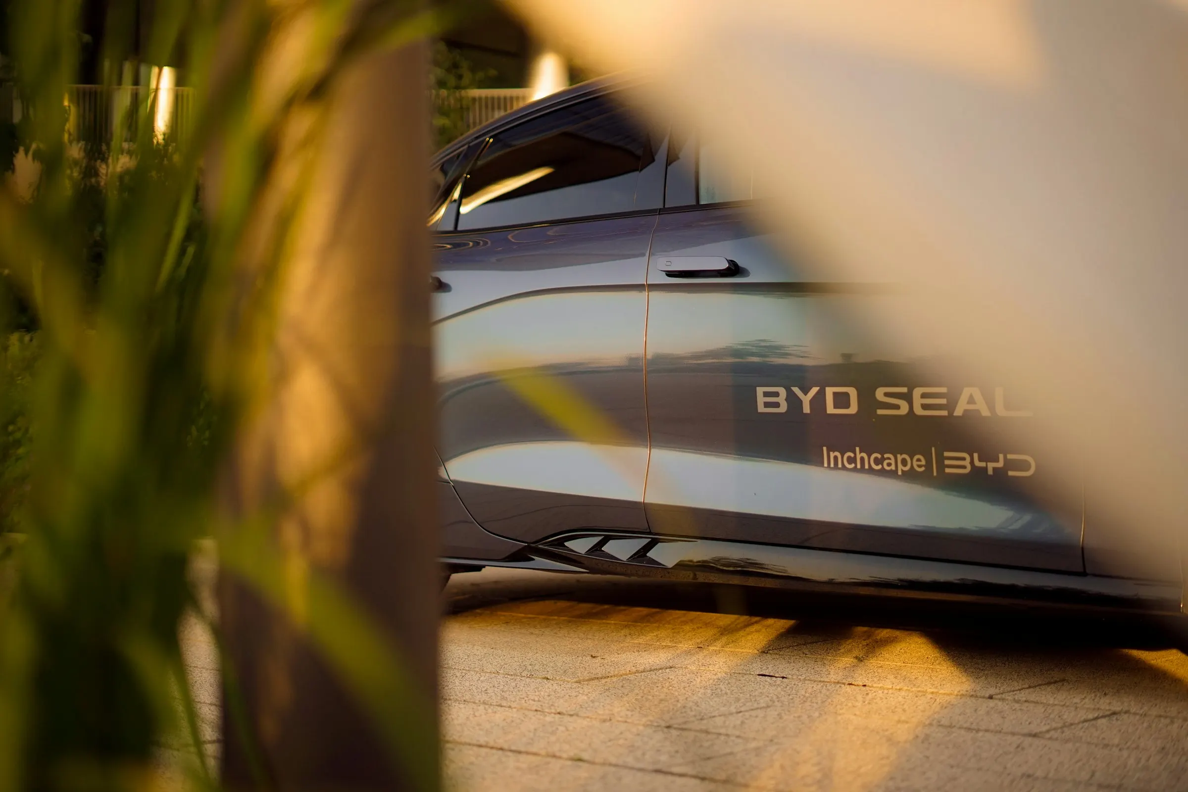 A BYD Seal electric saloon